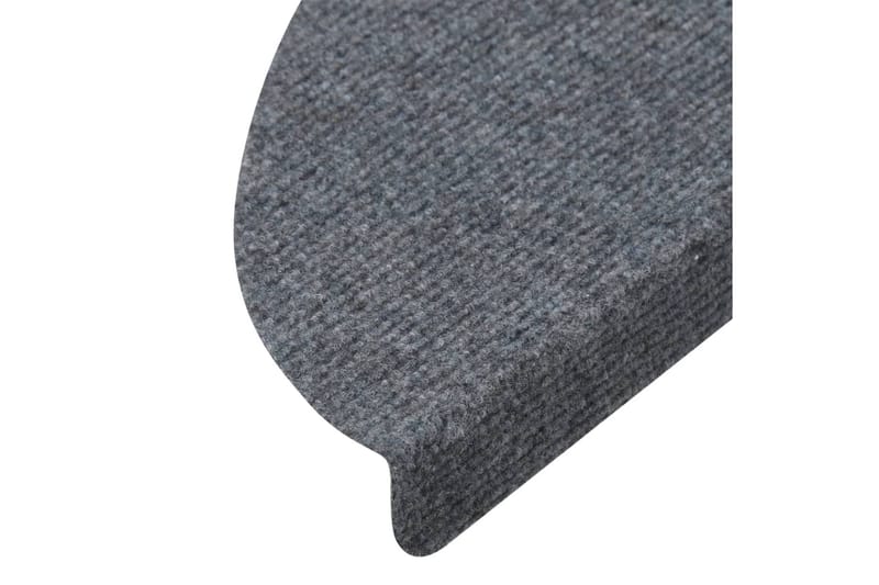 Itsekiinnittyvät porrasmatot 15 kpl 65x26 cm harmaa - Harmaa - Kodintekstiilit & matot - Matto - Erikoismatto - Porrasmatto
