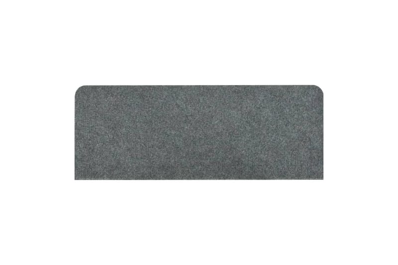 Itsekiinnittyvät porrasmatot 15 kpl 65x28 cm harmaa - Harmaa - Kodintekstiilit & matot - Matto - Erikoismatto - Porrasmatto