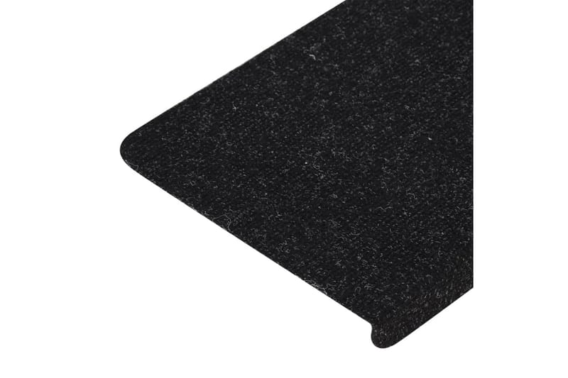 Itsekiinnittyvät porrasmatot 15 kpl 65x28 cm antrasiitti - Antrasiitti - Kodintekstiilit & matot - Matto - Erikoismatto - Porrasmatto