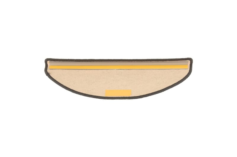 Itsekiinnittyvät porrasmatot 15 kpl harmaa ja beige 65x25 cm - Beige - Kodintekstiilit & matot - Matto - Erikoismatto - Porrasmatto