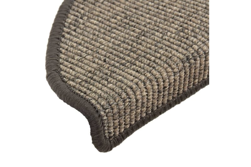 Itsekiinnittyvät porrasmatot 15 kpl harmaa ja beige 65x25 cm - Beige - Kodintekstiilit & matot - Matto - Erikoismatto - Porrasmatto