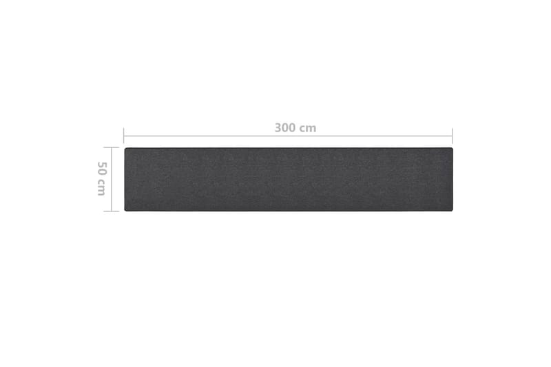 Käytävämatto antrasiitti 50x300 cm - Antrasiitti - Kodintekstiilit & matot - Matto - Erikoismatto - Porrasmatto