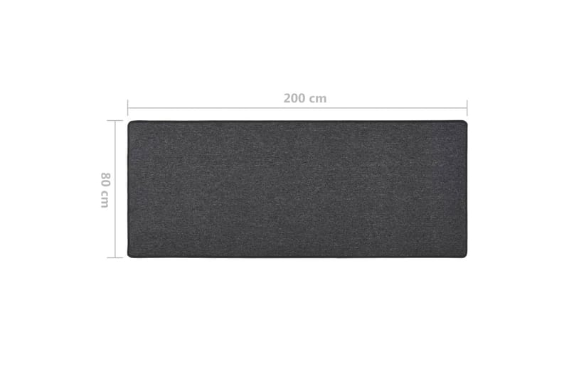 Käytävämatto antrasiitti 80x200 cm - Antrasiitti - Kodintekstiilit & matot - Matto - Erikoismatto - Porrasmatto
