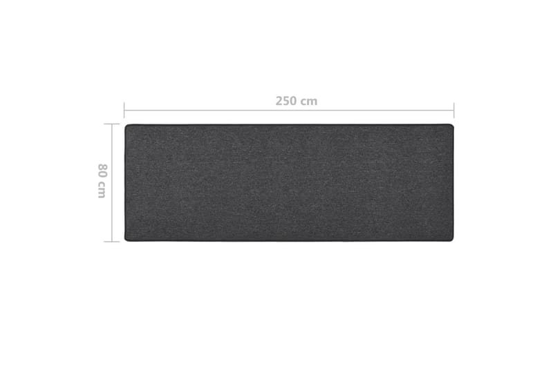 Käytävämatto antrasiitti 80x250 cm - Antrasiitti - Kodintekstiilit & matot - Matto - Erikoismatto - Porrasmatto
