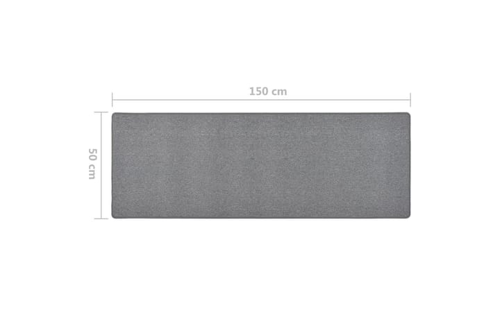 Käytävämatto tummanharmaa 50x150 cm - Harmaa - Porrasmatto