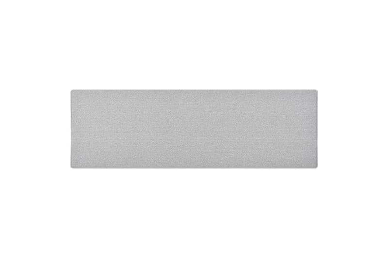 Käytävämatto vaaleanharmaa 80x250 cm - Harmaa - Kodintekstiilit & matot - Matto - Erikoismatto - Porrasmatto