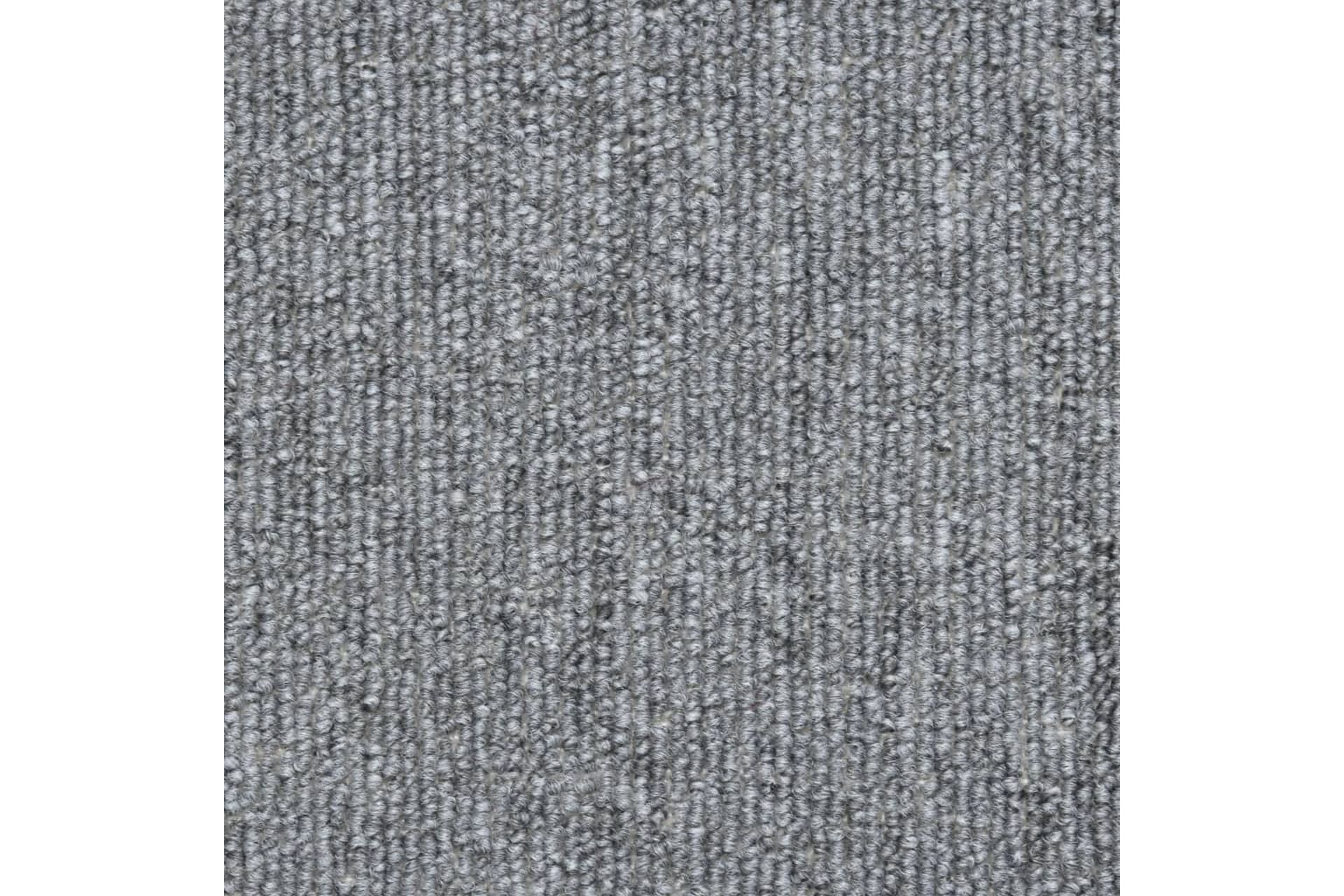 Porrasmatot 10 kpl 56x20 cm vaaleanharmaa - Harmaa - Kodintekstiilit & matot - Matto - Erikoismatto - Porrasmatto