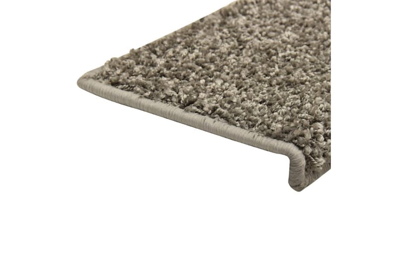 Porrasmatot 10 kpl 65x25 cm harmaa - Harmaa - Kodintekstiilit & matot - Matto - Erikoismatto - Porrasmatto
