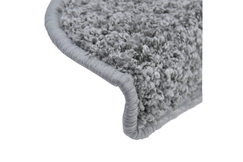 Porrasmatot 10 kpl 65x25 cm harmaa - Harmaa - Kodintekstiilit & matot - Matto - Erikoismatto - Porrasmatto