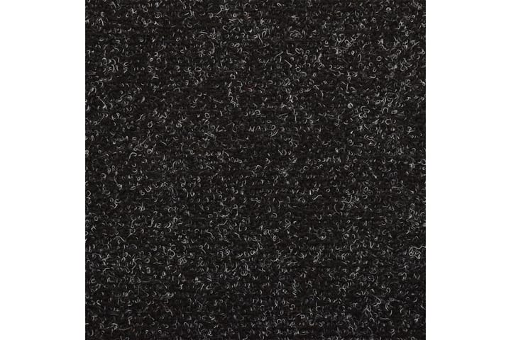 Porrasmatot 10 kpl 65x25 cm Neulahuopa - Musta - Porrasmatto