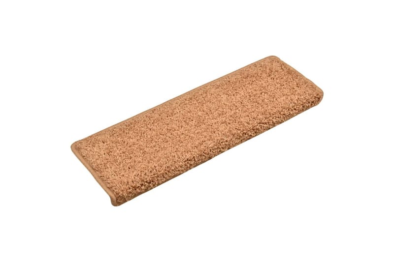 Porrasmatot 10 kpl 65x25 cm ruskea - Ruskea - Kodintekstiilit & matot - Matto - Erikoismatto - Porrasmatto