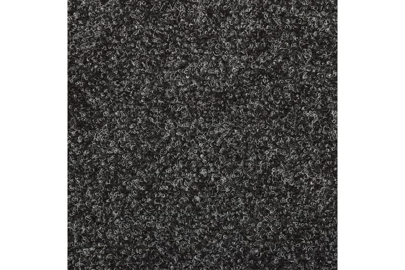 Porrasmatot 10 kpl harmaa 65x25 cm neulahuopa - Harmaa - Kodintekstiilit & matot - Matto - Erikoismatto - Porrasmatto