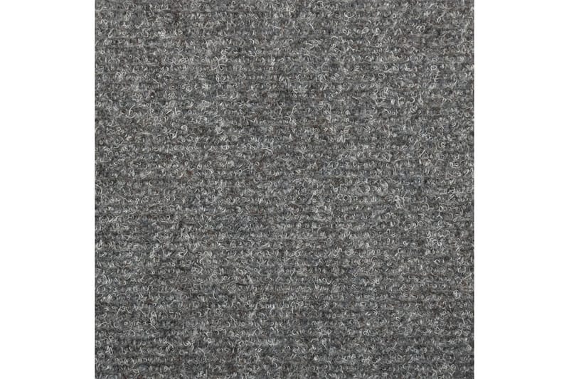 Porrasmatot 10 kpl vaaleanharmaa 65x25 cm neulahuopa - Kodintekstiilit & matot - Matto - Erikoismatto - Porrasmatto
