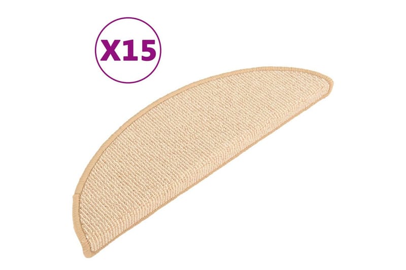 Porrasmatot 15 kpl 56x17x3 cm - Kerma - Kodintekstiilit & matot - Matto - Erikoismatto - Porrasmatto
