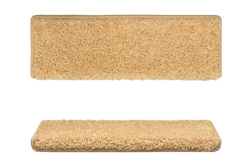 Porrasmatot 15 kpl 65x25 cm beige - Beige - Kodintekstiilit & matot - Matto - Erikoismatto - Porrasmatto
