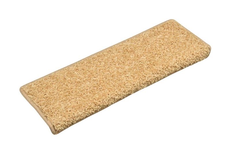 Porrasmatot 15 kpl 65x25 cm beige - Beige - Kodintekstiilit & matot - Matto - Erikoismatto - Porrasmatto