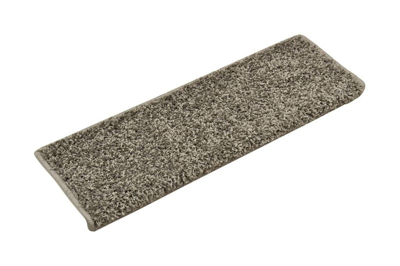 Porrasmatot 15 kpl 65x25 cm harmaa - Harmaa - Kodintekstiilit & matot - Matto - Erikoismatto - Porrasmatto