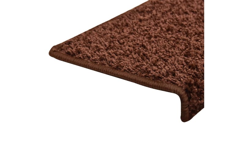 Porrasmatot 15 kpl 65x25 cm ruskea - Ruskea - Kodintekstiilit & matot - Matto - Erikoismatto - Porrasmatto