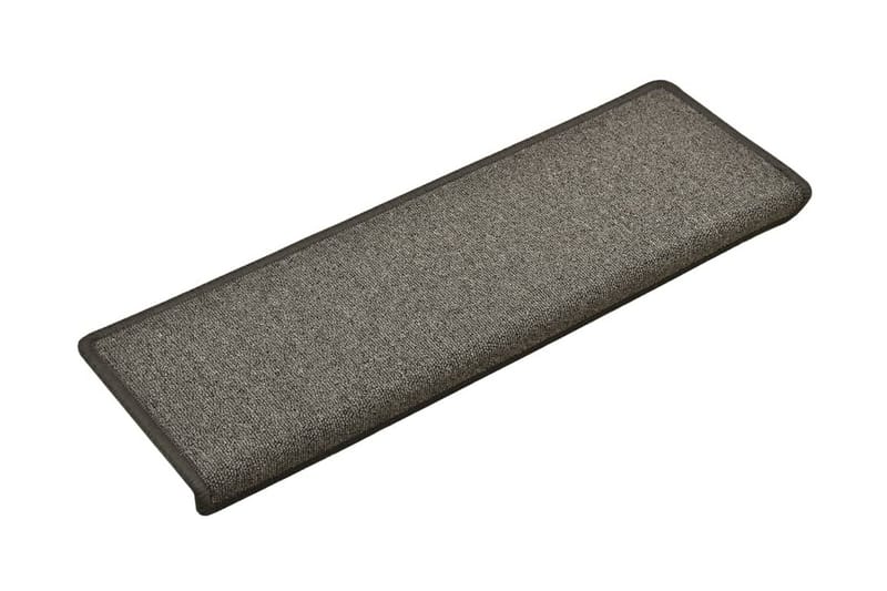 Porrasmatot 15 kpl 65x25 cm tummanharmaa - Harmaa - Kodintekstiilit & matot - Matto - Erikoismatto - Porrasmatto