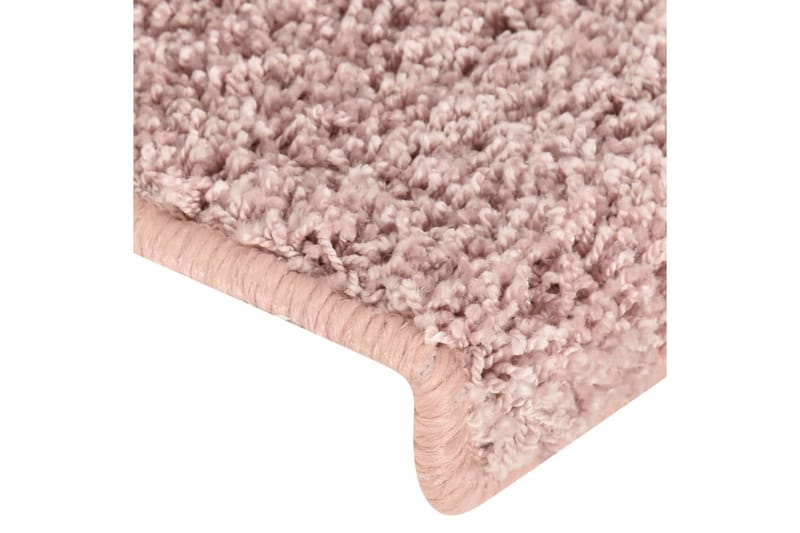 Porrasmatot 15 kpl 65x25 cm valkoinen ja pinkki - Monivärinen - Kodintekstiilit & matot - Matto - Erikoismatto - Porrasmatto
