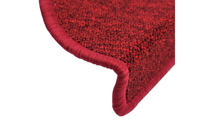 Porrasmatot 15 kpl Bordeaux'n punainen 65 x 24 x 4 cm - Punainen - Kodintekstiilit & matot - Matto - Erikoismatto - Porrasmatto