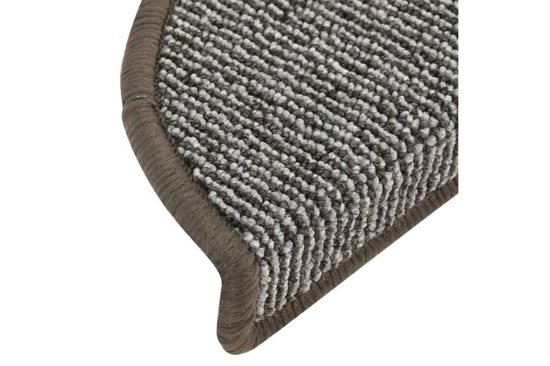 Porrasmatot 15 kpl harmaa 56x17x3 cm - Harmaa - Kodintekstiilit & matot - Matto - Erikoismatto - Porrasmatto