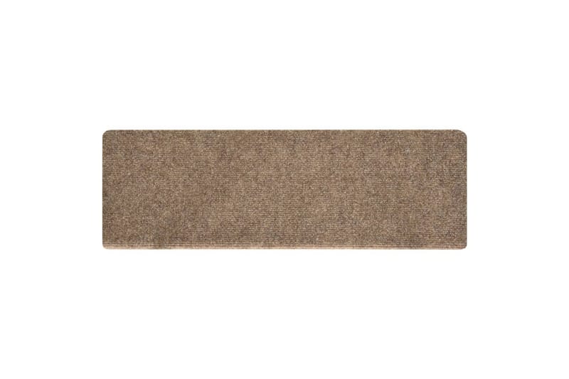 Porrasmatot 15 kpl neulahuopa 65x25 cm kerma - Kerma - Kodintekstiilit & matot - Matto - Erikoismatto - Porrasmatto