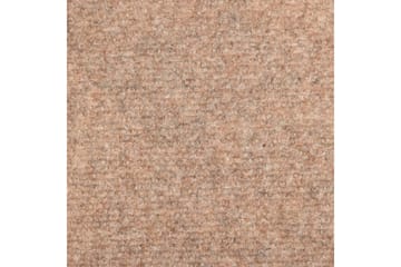 Porrasmatot 15 kpl neulahuopa 65x25 cm ruskea - Ruskea - Kodintekstiilit & matot - Matto - Erikoismatto - Porrasmatto