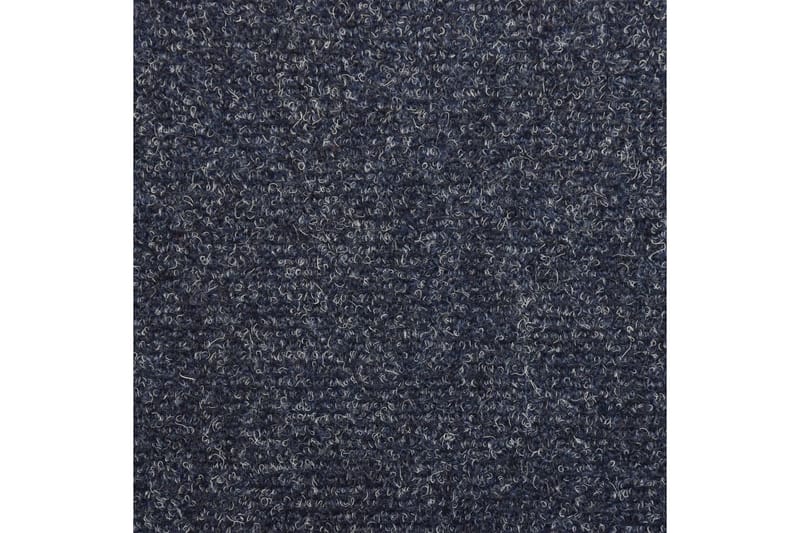 Porrasmatot 15 kpl neulahuopa 65x25 cm sininen - Sininen - Kodintekstiilit & matot - Matto - Erikoismatto - Porrasmatto