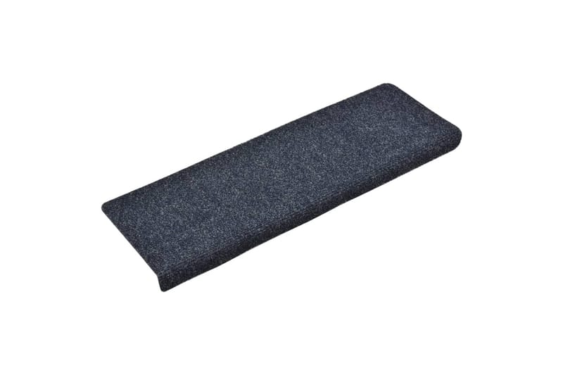 Porrasmatot 15 kpl neulahuopa 65x25 cm sininen - Sininen - Kodintekstiilit & matot - Matto - Erikoismatto - Porrasmatto