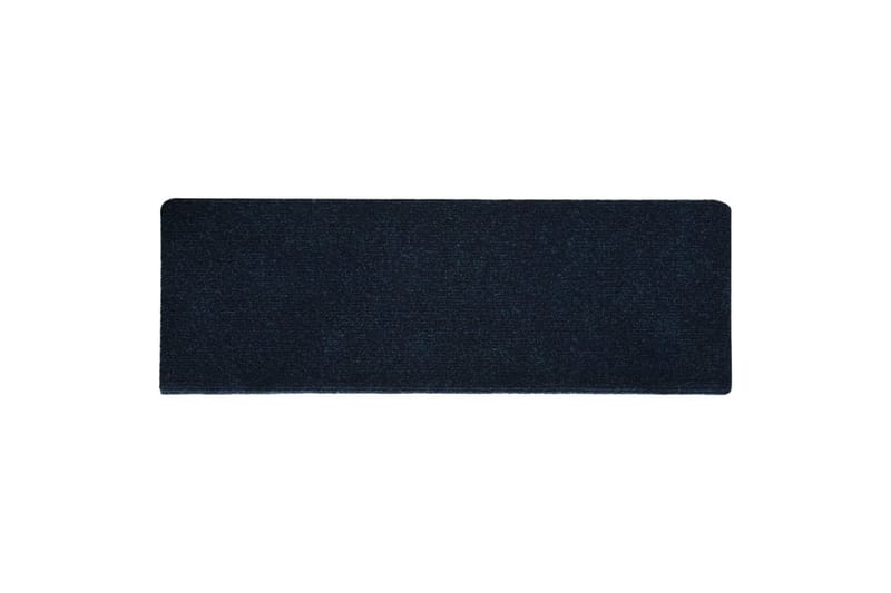 Porrasmatot 15 kpl neulahuopa 65x25 cm sininen - Kodintekstiilit & matot - Matto - Erikoismatto - Porrasmatto