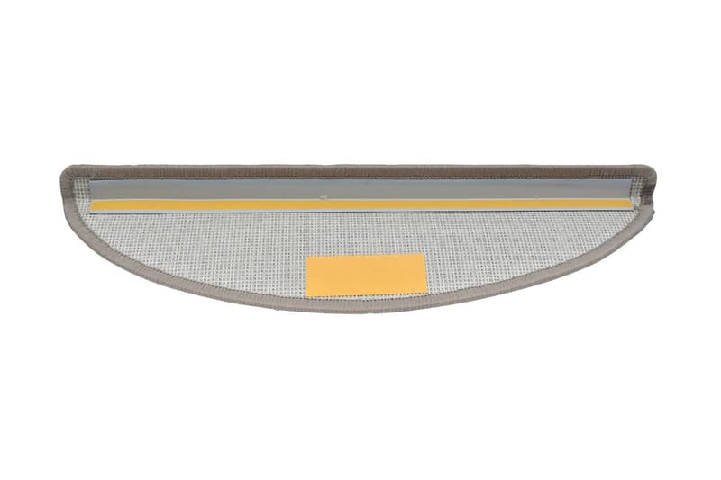 Porrasmatot 15 kpl ruskeanharmaa 56 x 17 x 3 cm - Ruskea - Kodintekstiilit & matot - Matto - Erikoismatto - Porrasmatto
