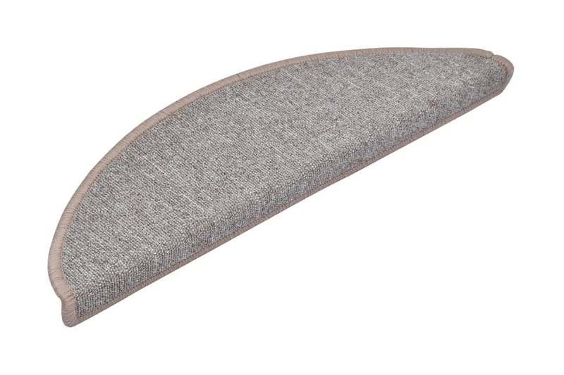 Porrasmatot 15 kpl vaaleanruskea 56 x 17 x 3 cm - Ruskea - Kodintekstiilit & matot - Matto - Erikoismatto - Porrasmatto