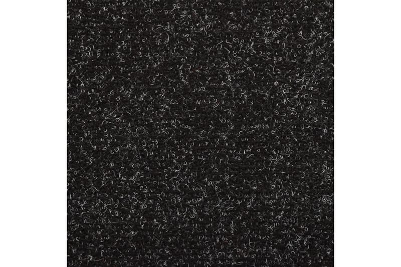 Porrasmatot 5 kpl musta 65x25 cm neulahuopa - Kodintekstiilit & matot - Matto - Erikoismatto - Porrasmatto