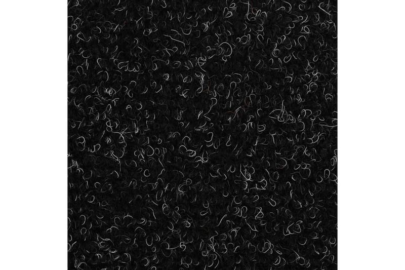 Porrasmatot Itsekiinnittyvät 10 kpl 54x16x4 cm - Musta - Kodintekstiilit & matot - Matto - Erikoismatto - Porrasmatto