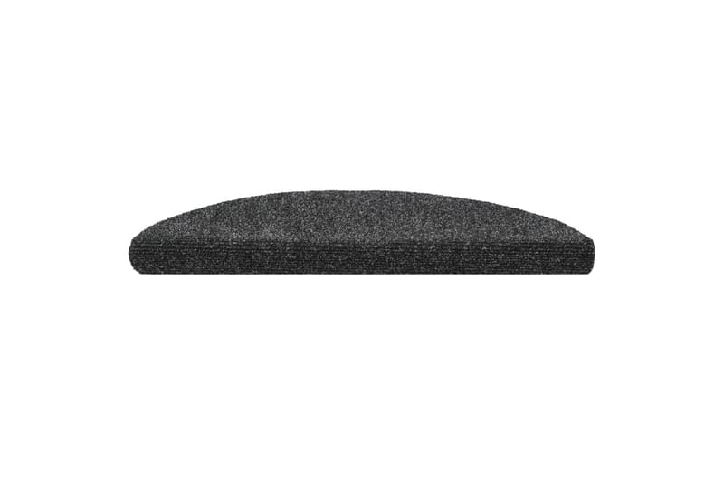 Porrasmatot Itsekiinnittyvät 10 kpl 54x16x4 cm - Tummanharmaa - Kodintekstiilit & matot - Matto - Erikoismatto - Porrasmatto