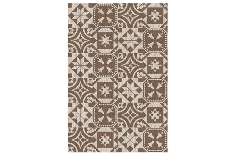 Esschert Design Ulkomatto 182x122 cm portugalilaiset laatat - Ruskea - Kodintekstiilit & matot - Matto - Ulkomatto