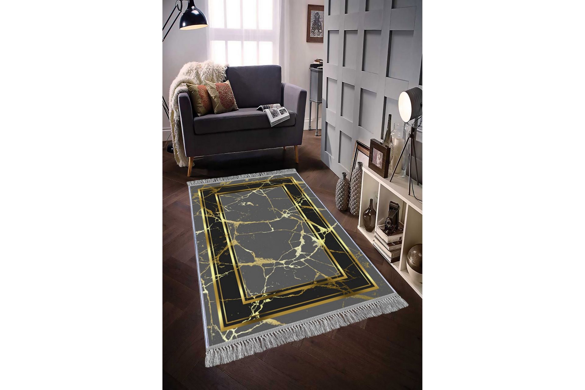 Homefesto Matto 100x150 cm - Monivärinen - Kodintekstiilit & matot - Matto - Itämainen matto - Persialainen matto