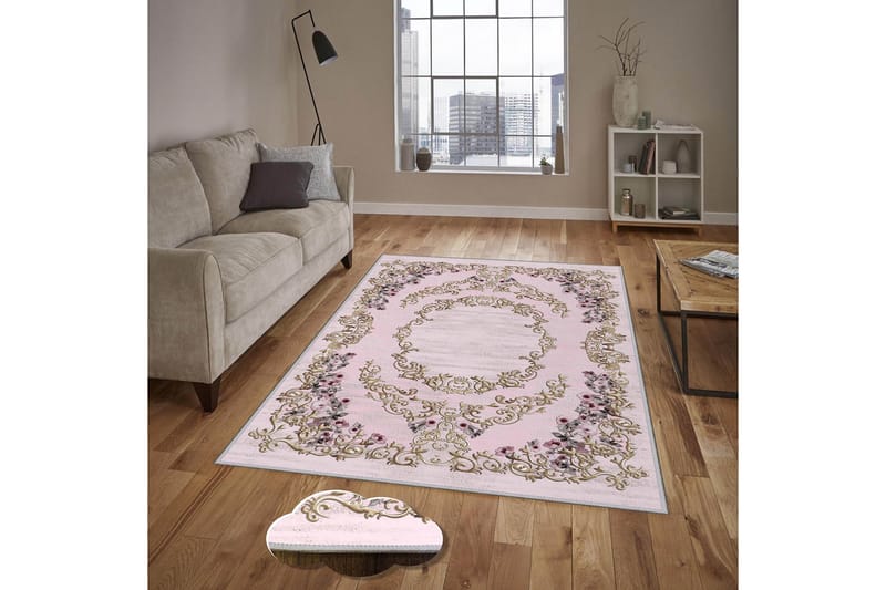 Homefesto Matto 100x150 cm - Monivärinen - Kodintekstiilit & matot - Matto - Itämainen matto - Persialainen matto