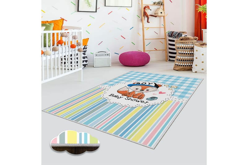 Homefesto Matto 100x150 cm - Monivärinen - Kodintekstiilit & matot - Matto - Itämainen matto - Persialainen matto