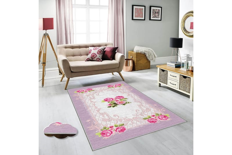 Homefesto Matto 100x150 cm - Monivärinen - Kodintekstiilit & matot - Matto - Itämainen matto - Persialainen matto