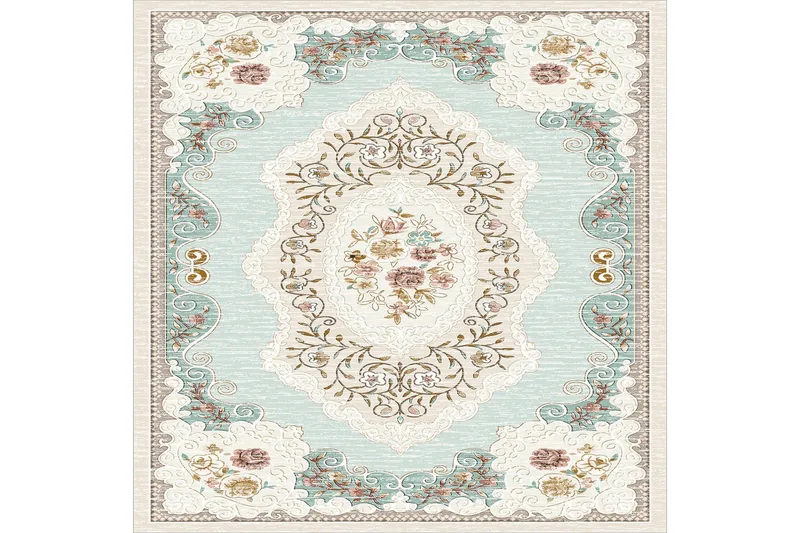 Homefesto Matto 100x150 cm - Monivärinen - Kodintekstiilit & matot - Matto - Itämainen matto - Persialainen matto