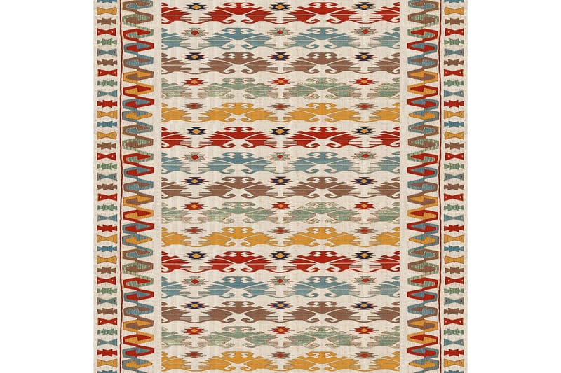 Homefesto Matto 100x150 cm - Monivärinen - Kodintekstiilit & matot - Matto - Itämainen matto - Persialainen matto