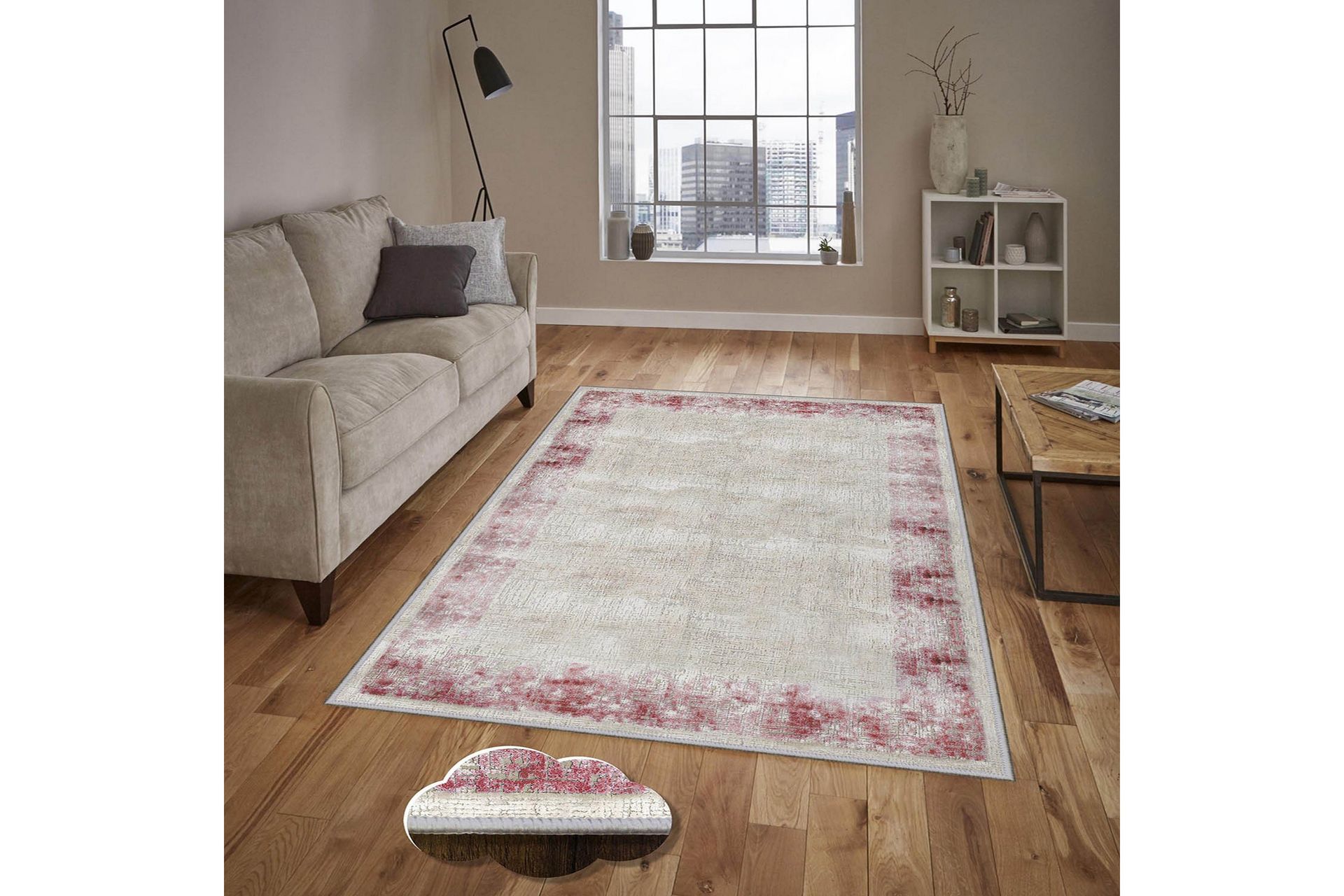 Homefesto Matto 100x200 cm - Monivärinen - Kodintekstiilit & matot - Matto - Itämainen matto - Persialainen matto