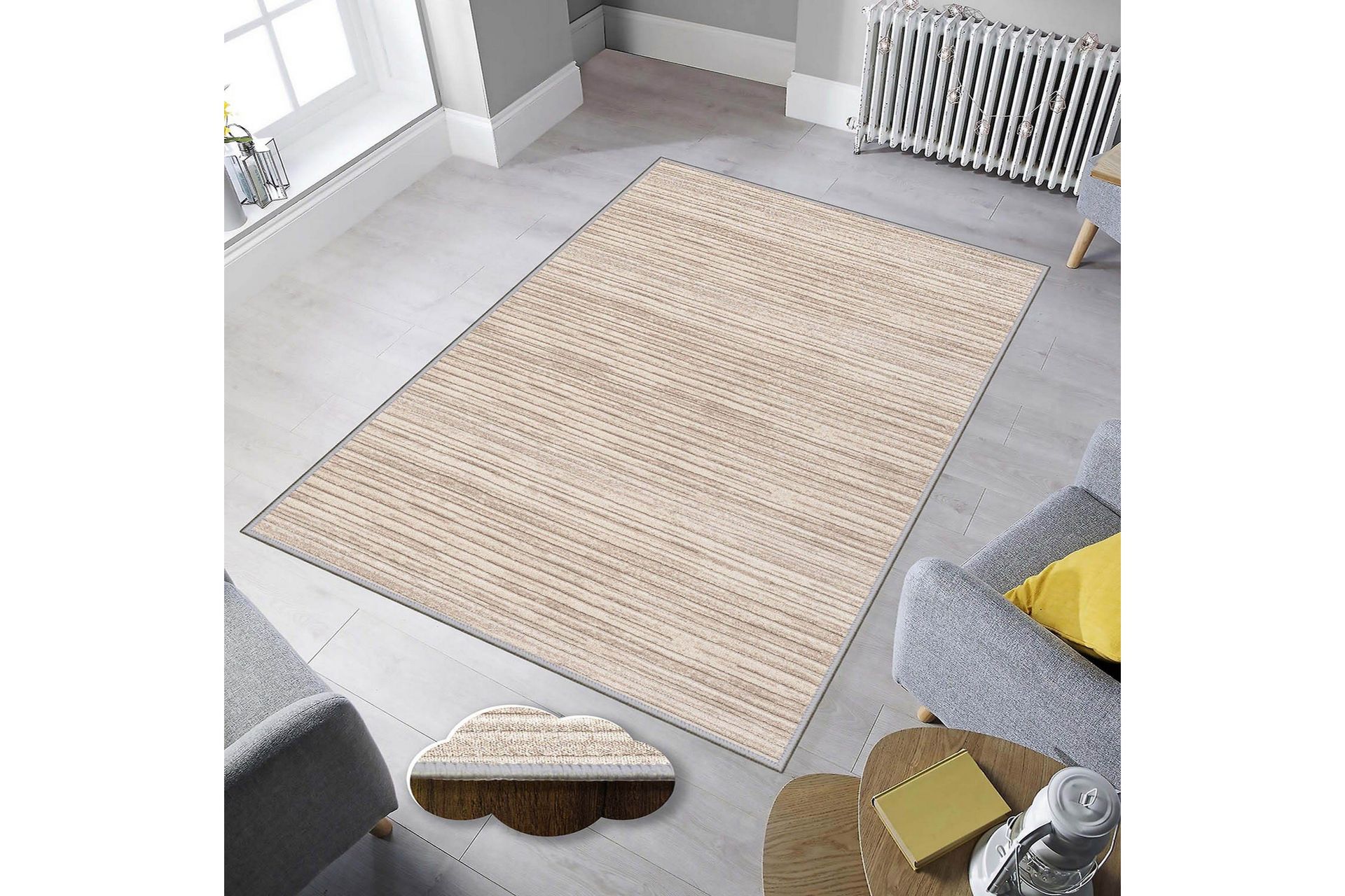 Homefesto Matto 100x200 cm - Monivärinen - Kodintekstiilit & matot - Matto - Itämainen matto - Persialainen matto