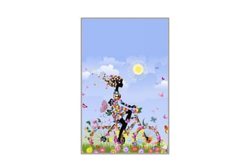 Homefesto Matto 100x200 cm - Monivärinen - Kodintekstiilit & matot - Matto - Itämainen matto - Persialainen matto