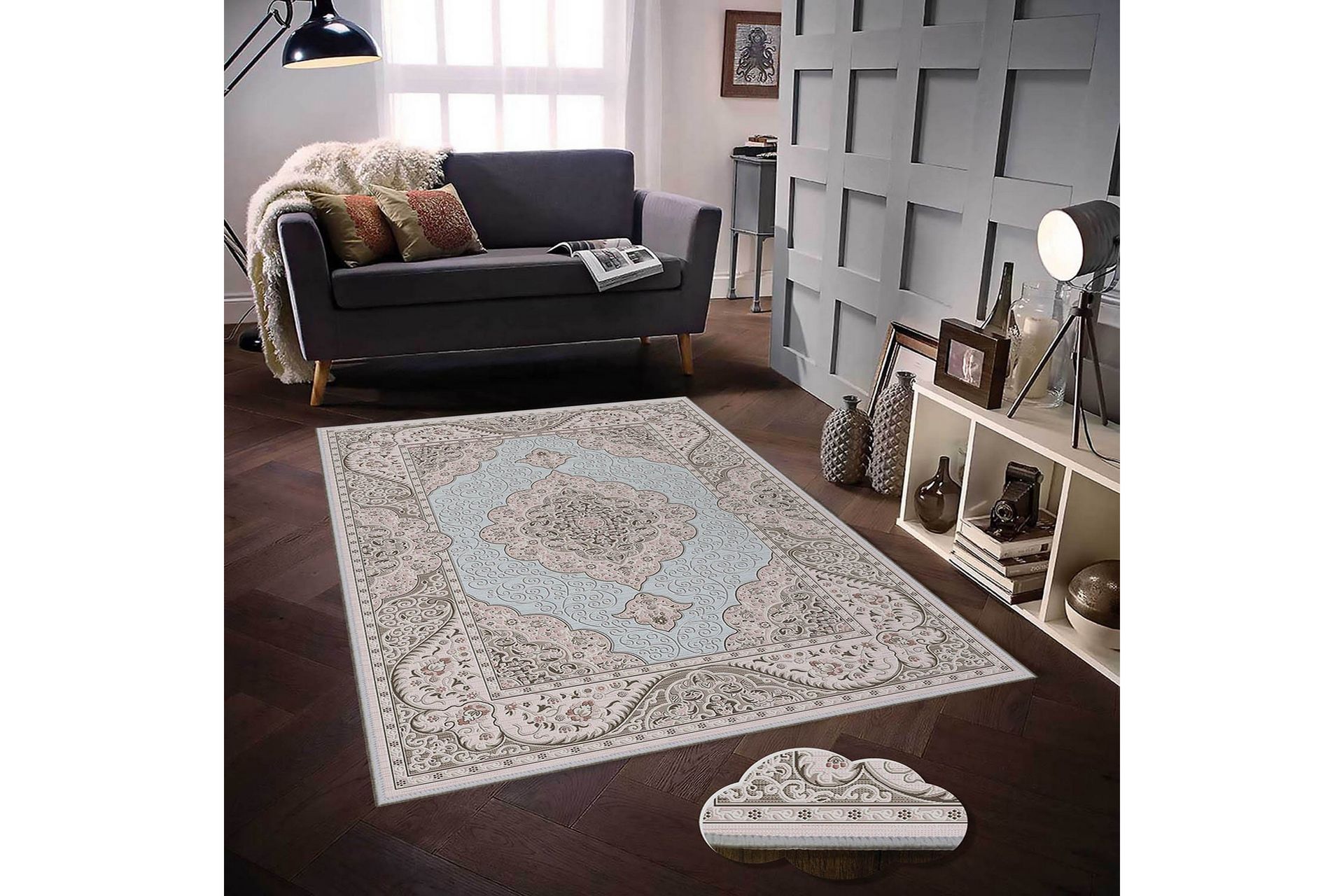 Homefesto Matto 100x200 cm - Monivärinen - Kodintekstiilit & matot - Matto - Itämainen matto - Persialainen matto