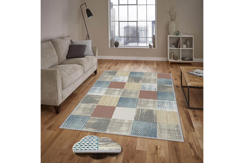 Homefesto Matto 100x200 cm - Monivärinen - Kodintekstiilit & matot - Matto - Itämainen matto - Persialainen matto