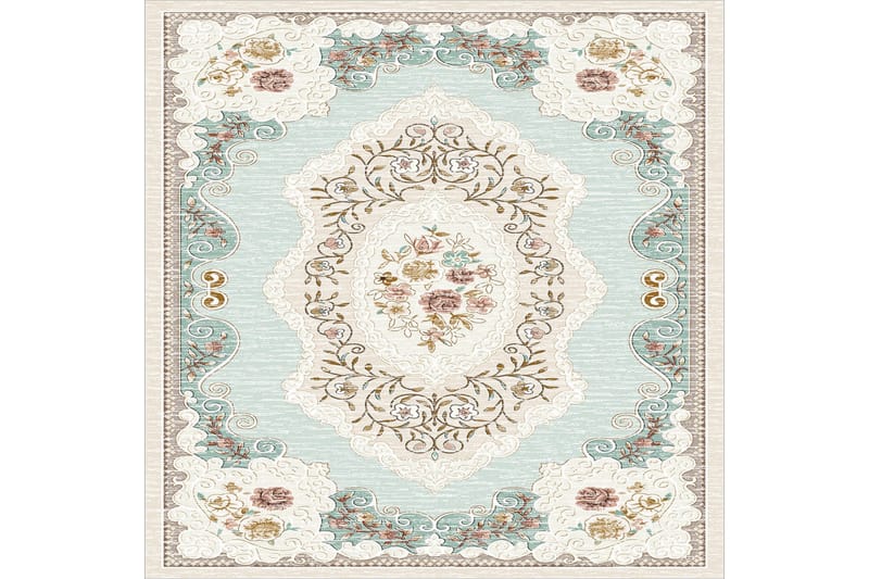 Homefesto Matto 100x200 cm - Monivärinen - Kodintekstiilit & matot - Matto - Itämainen matto - Persialainen matto