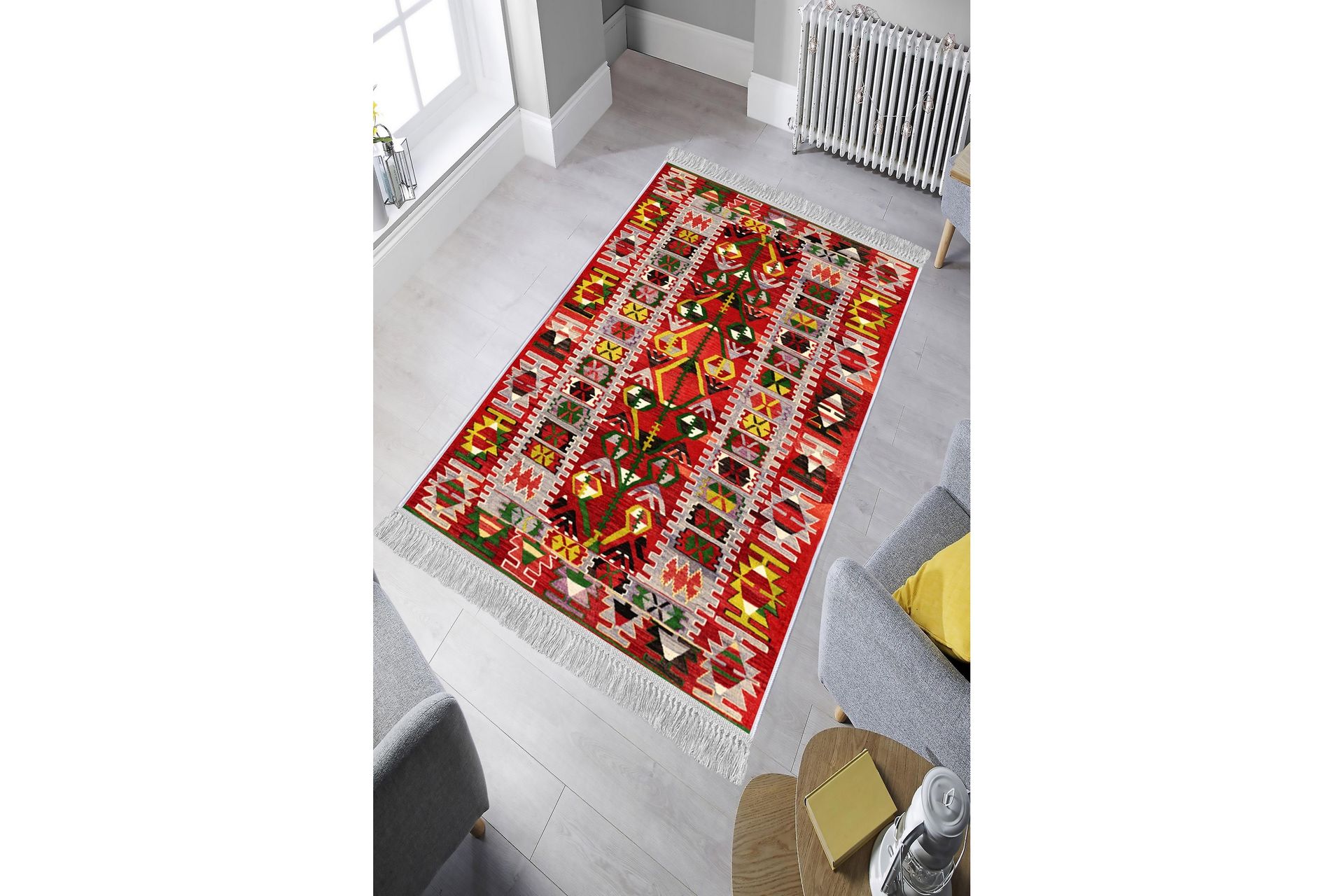 Homefesto Matto 100x200 cm - Monivärinen/Sametti - Kodintekstiilit & matot - Matto - Itämainen matto - Persialainen matto